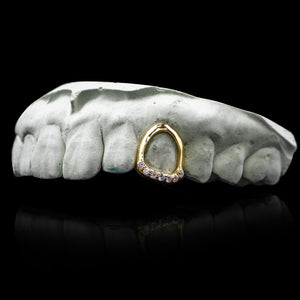 Iced Tip Single Tooth Grillz