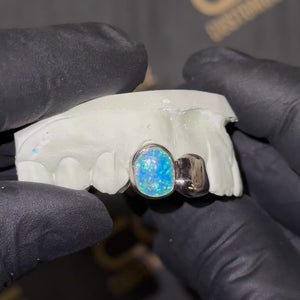 Opal Double Cap Grillz