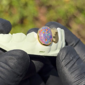 Opal Double Cap Grillz