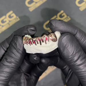 Solid Gold Drip Grillz