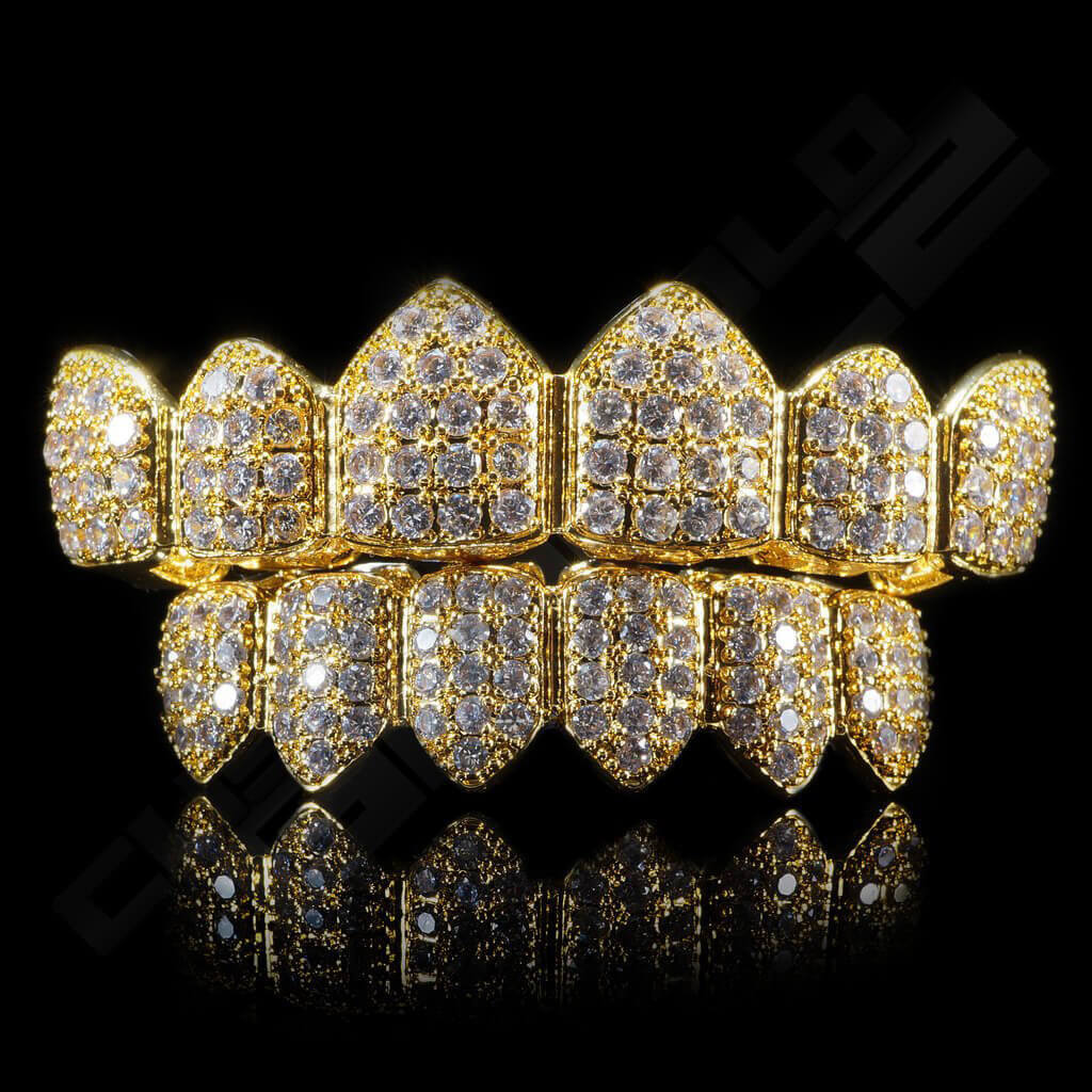 Iced out hot sale grillz cz