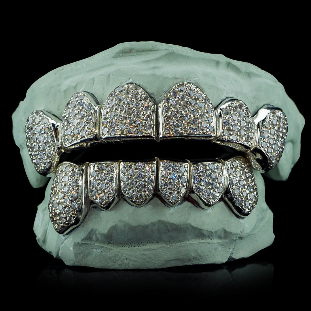 Buy Iced Out Diamond Grillz Custom Gold Grillz