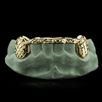 Buy Connecting Bridge Grillz Teeth Fangs - Custom Gold Grillz