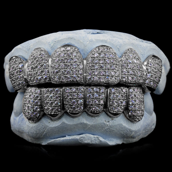 Buy Iced Out Diamond Grillz - Custom Gold Grillz