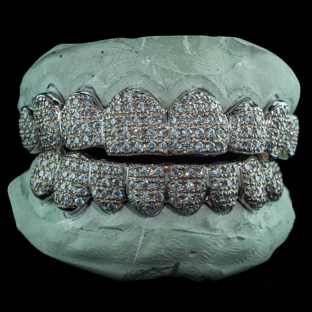 Buy Iced Out Diamond Grillz - Custom Gold Grillz