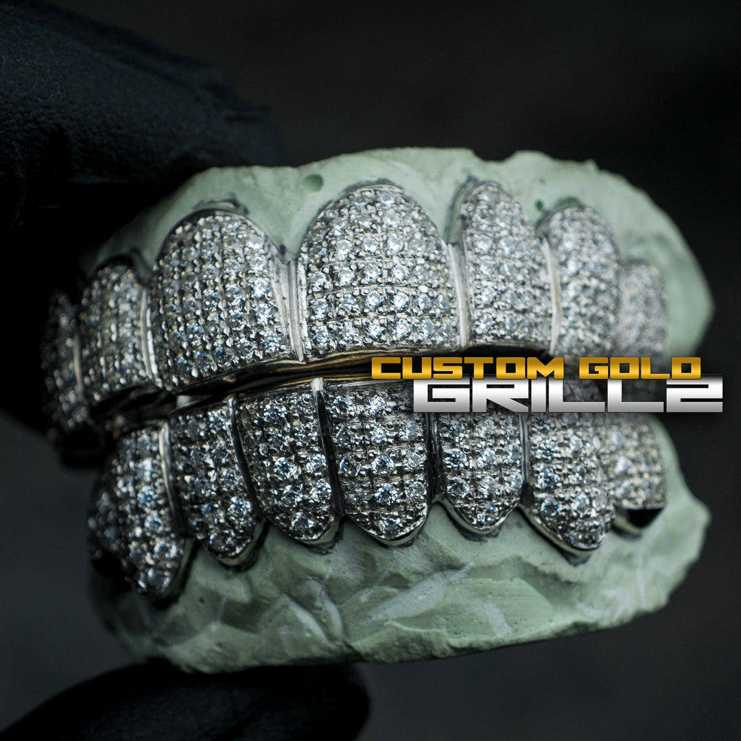 Iced out sale grillz vvs