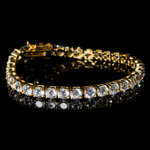 5mm Diamond Bracelet in Yellow Gold